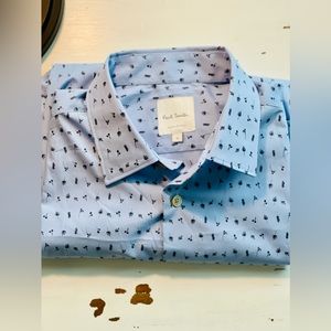 MEN’S PAUL SMITH BUTTON DRESS SHIRT-Size Large (16in neck)